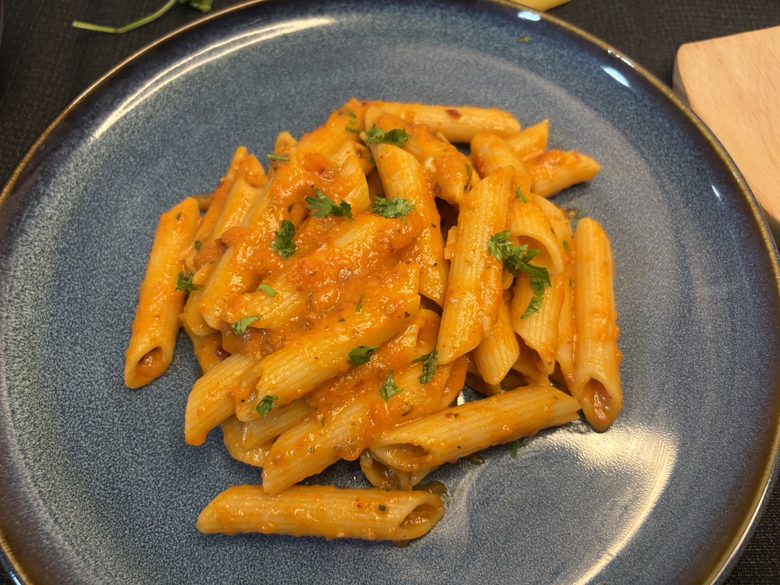 Red sauce penne pasta